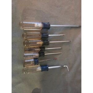 Vintage Craftsman Screwdriver Set 7 Piece Mixed Torx Flathead Screwstarter USA